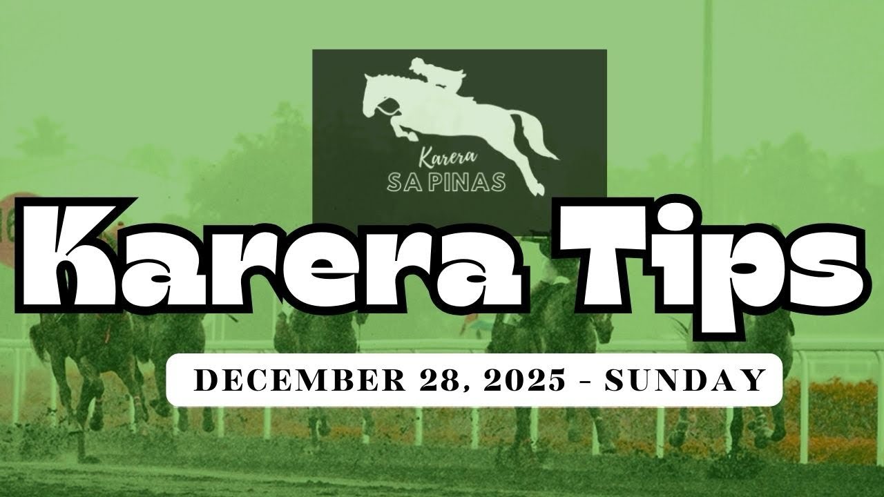 KARERA TIPS PJC | DECEMBER 28, 2025 | SUNDAY PJC LIVE RACING | Karera Sa Pinas