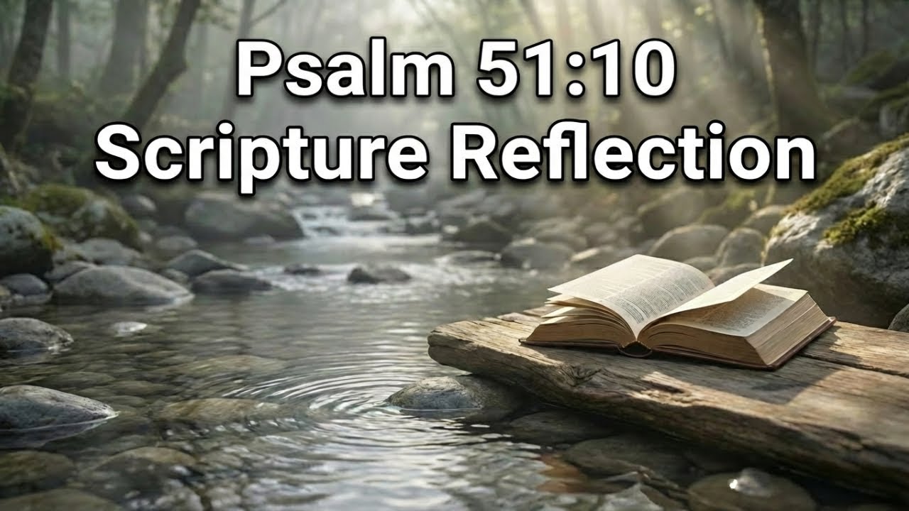 Psalm 51:10 Reflection | Quiet Time, Journaling & Meditation