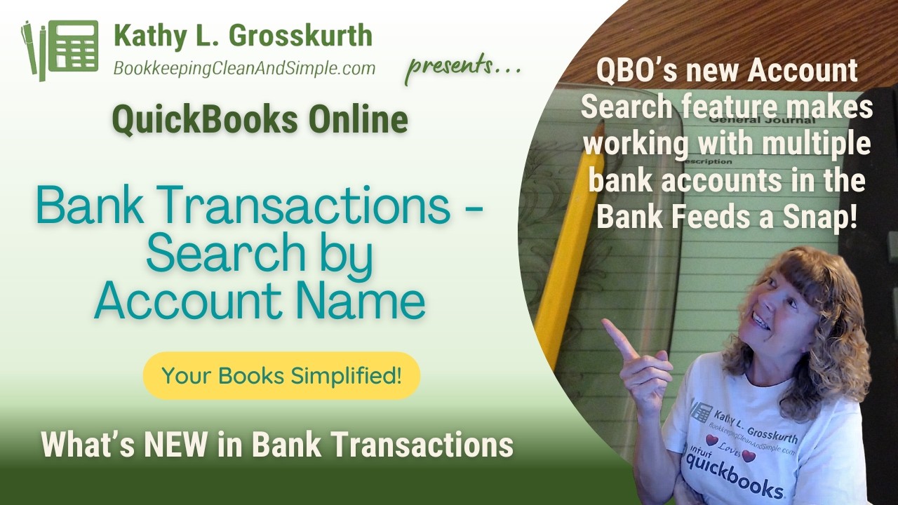 Вывод банковских данных в QuickBooks - НОВЫЙ поиск учетных записей QBO
