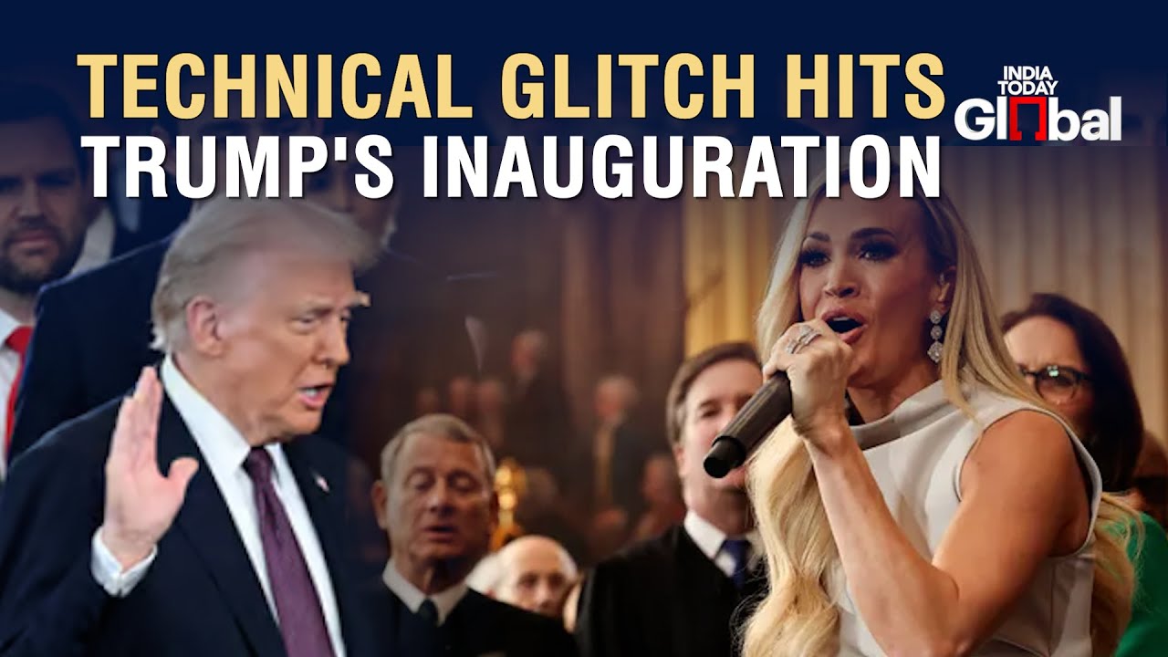 Technical Snag Hits Carrie Underwood's Performance At Trump's Oath Taking Ceremony