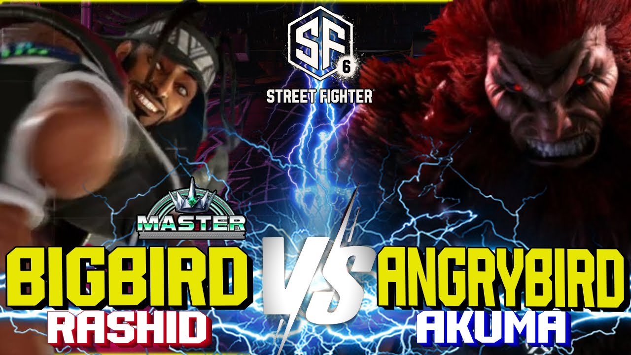 SF6 ▰ BigBird (Rashid) vs AngryBird (Akuma) ▰ SF6 High Level Gameplay