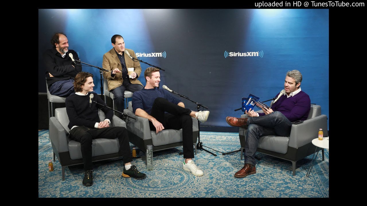 Luca Guadagnino, Timothée Chalamet, Michael Stuhlbarg and Armie Hammer speak with Andy Cohen