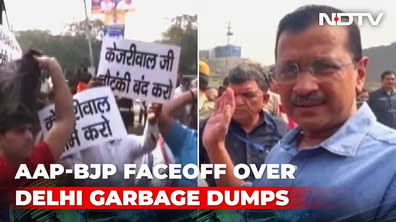 AAP-BJP Face-Off Over Delhi Garbage Dumps Ahead Of Expected Civic Polls | The News