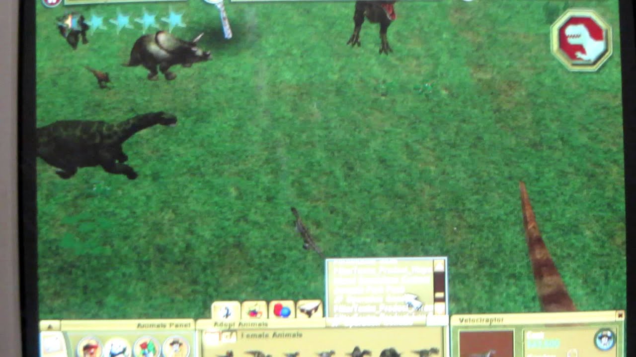 zootycoon 2 : jurassick park,cretaceous calamity,operacion genesis