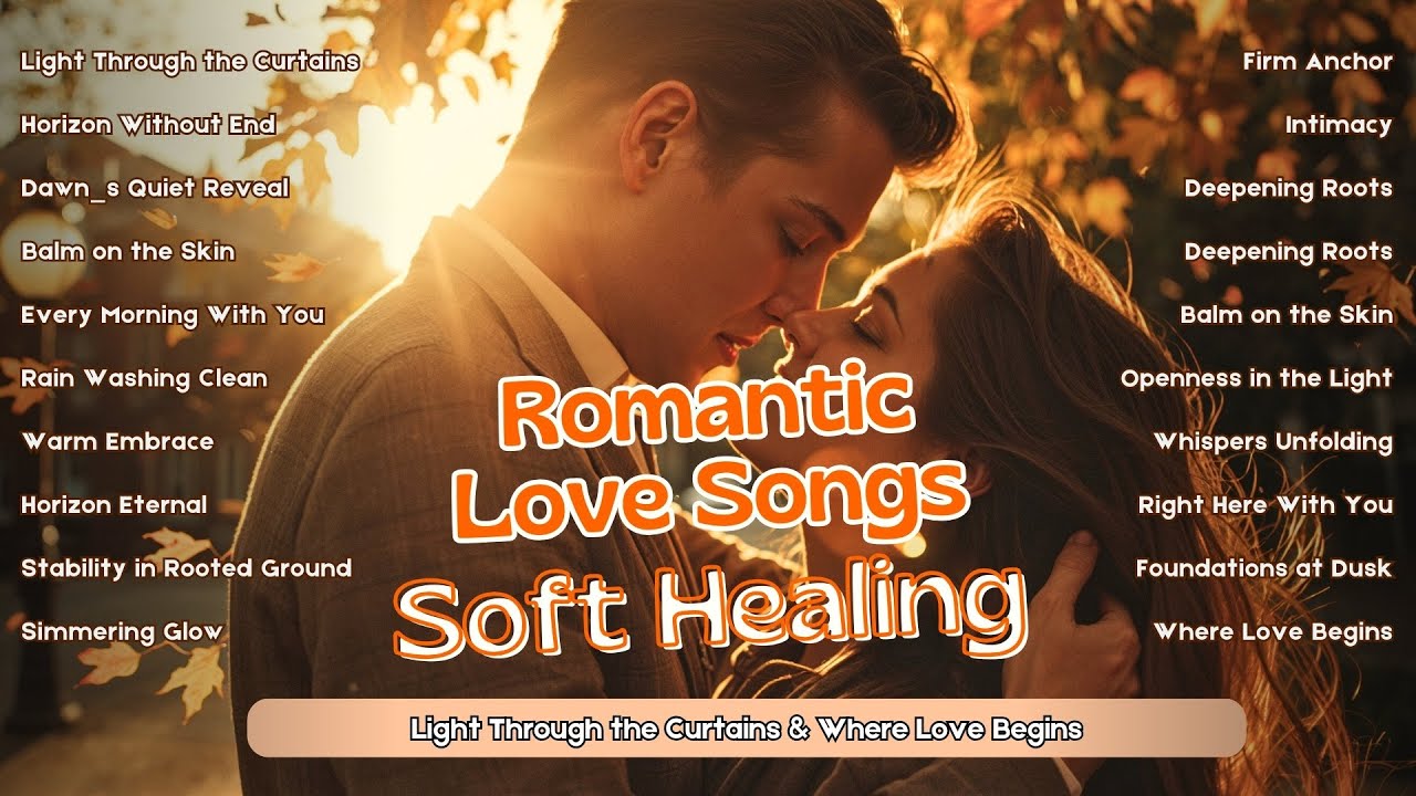 Romantic Love Songs – Soft Healing | Light Through the Curtains & Where Love Begins