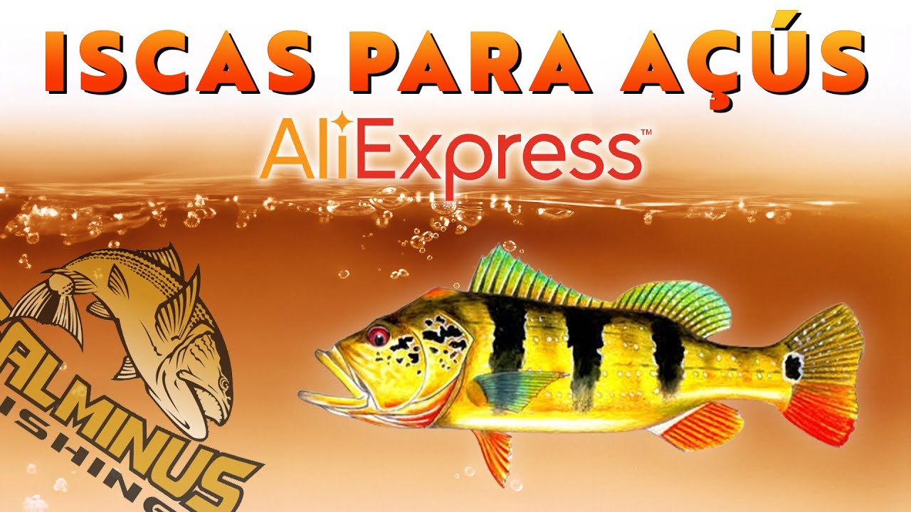 Iscas do AliExpress para Tucunar&eacute; A&ccedil;&uacute;