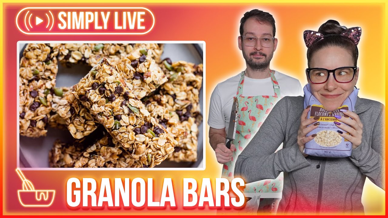 Baking Granola Bars ft. Beyyyn 🔴LIVE - Simplybakelogical