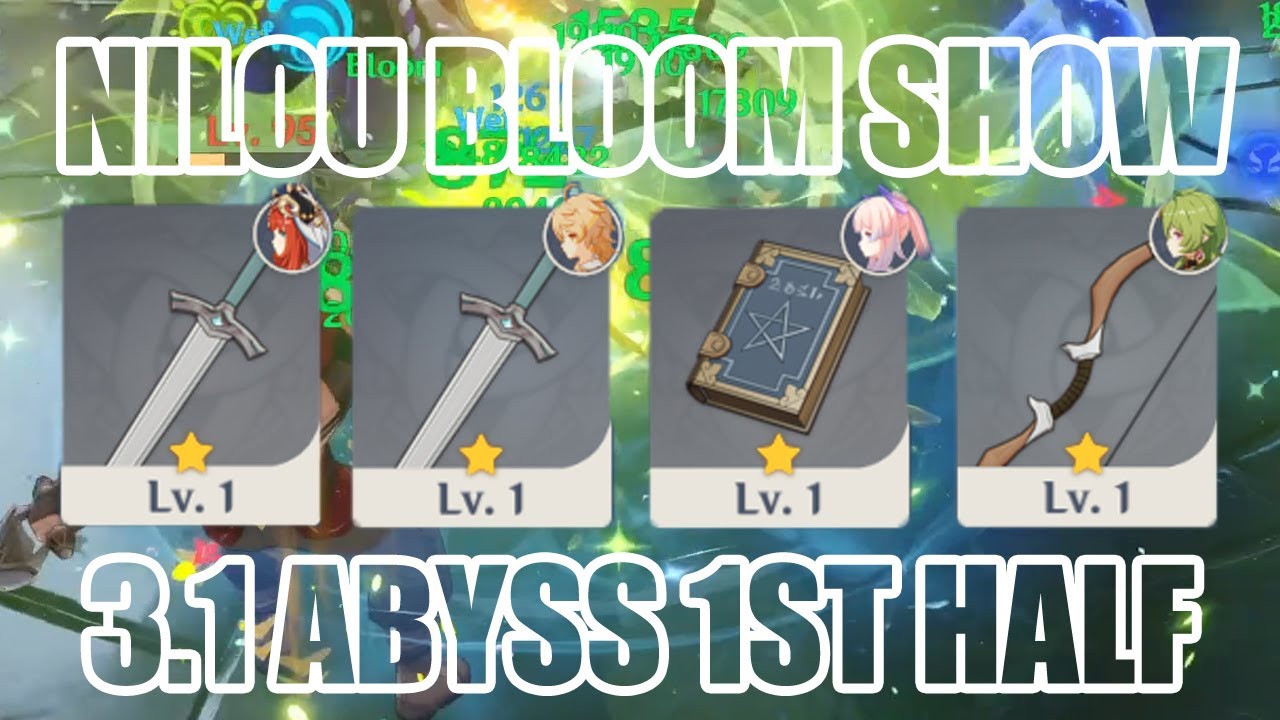 You don't need weapon to play Nilou | 3.1 Abyss Floor 12 First Half