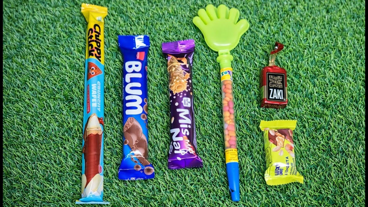 Colorful Candy Stick ASMR 🍬  Crunchy & Fun Candy Sounds for Kids