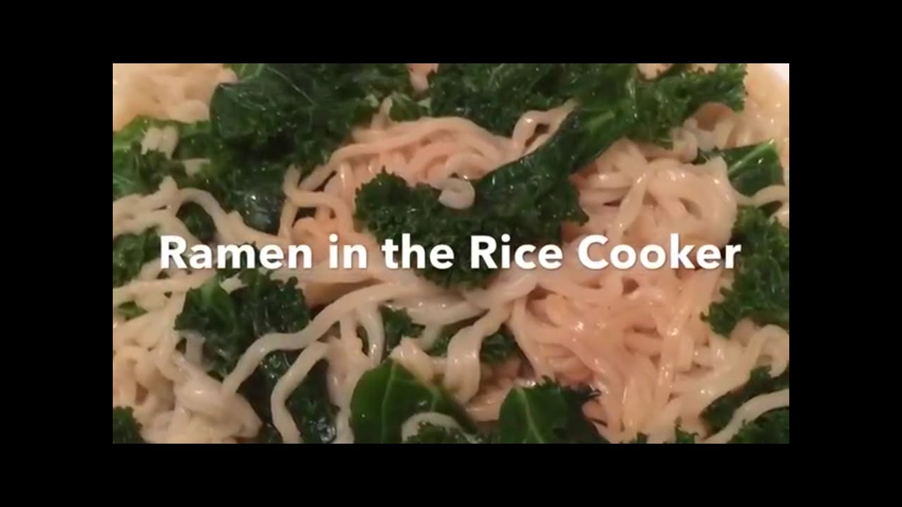 Ramen Noodles in the rice cooker