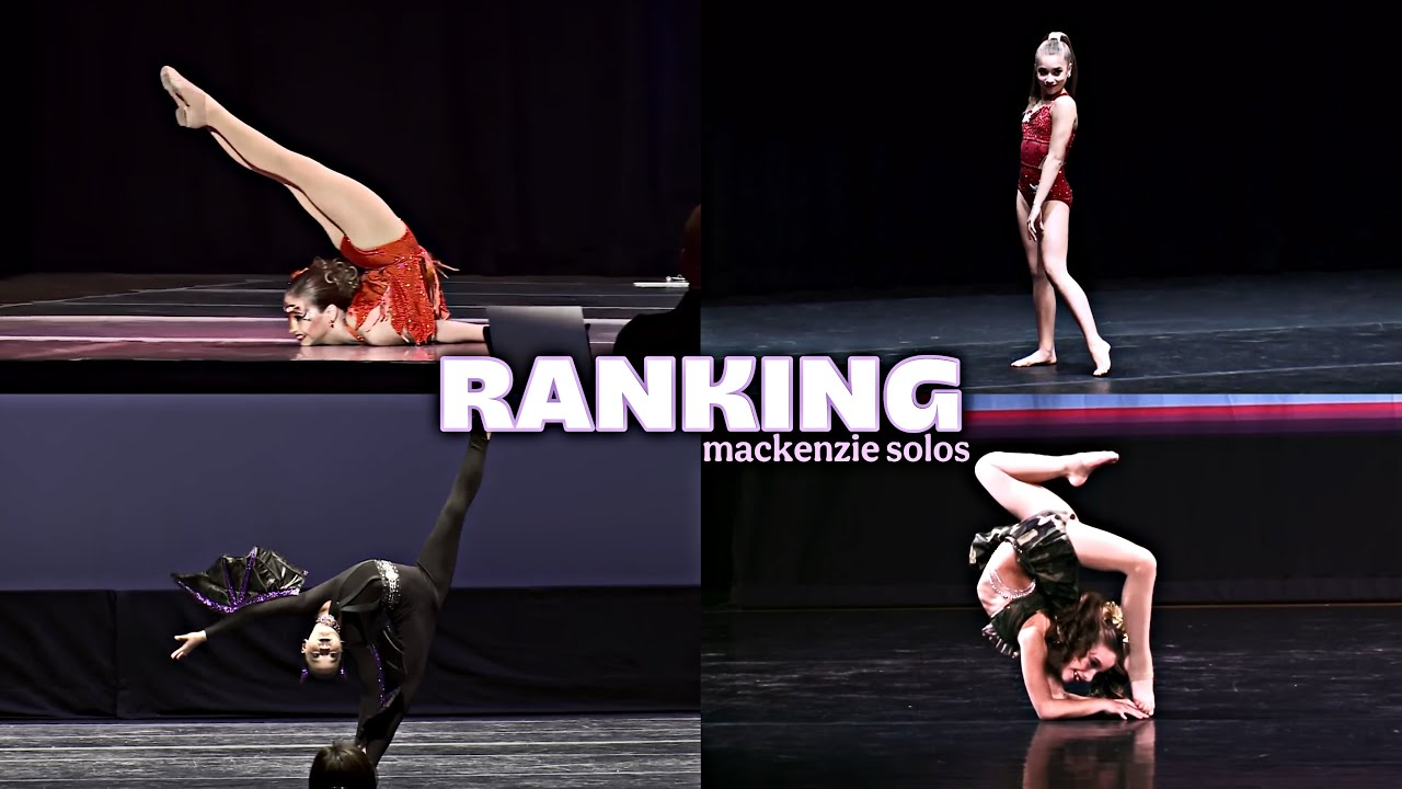 ranking mackenzie solos! ꒰ 34 - 1 ꒱