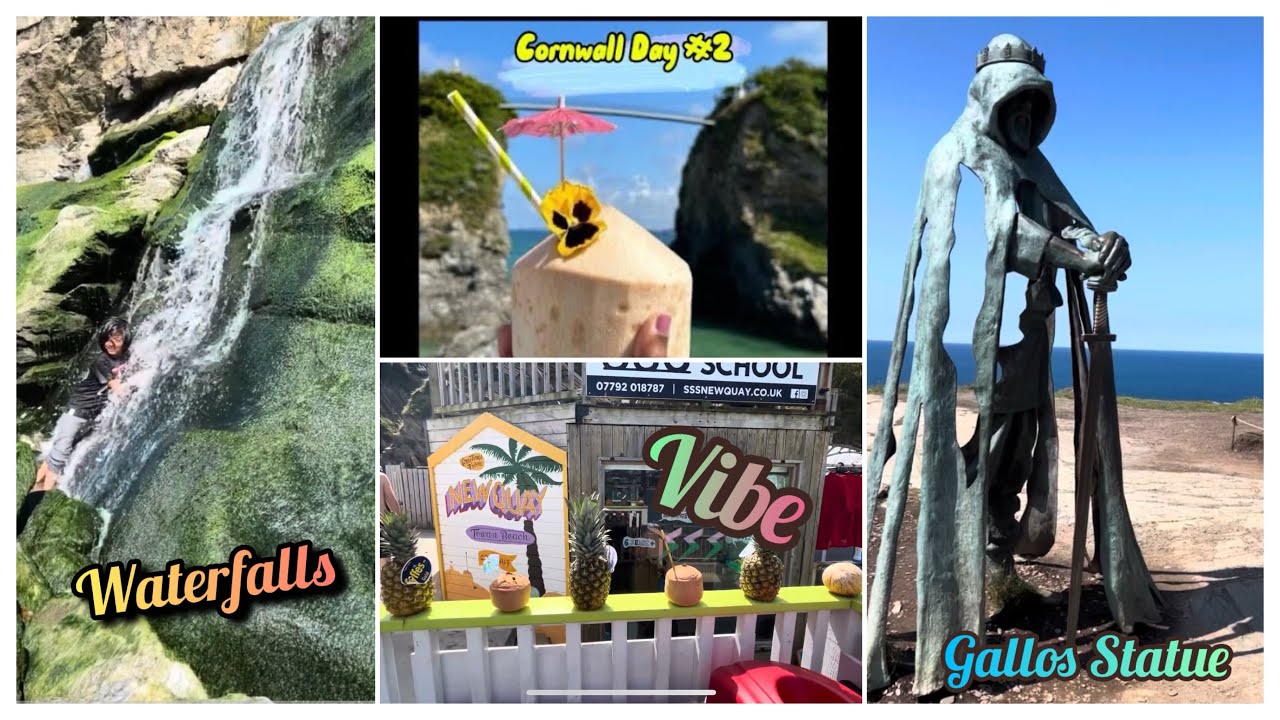 🍃Cornwall Part 2 | Gallos statue | Tintangel Cliff Castle | Merlin’s Cave 🧙‍♂️ | Magical | Jeny Midh