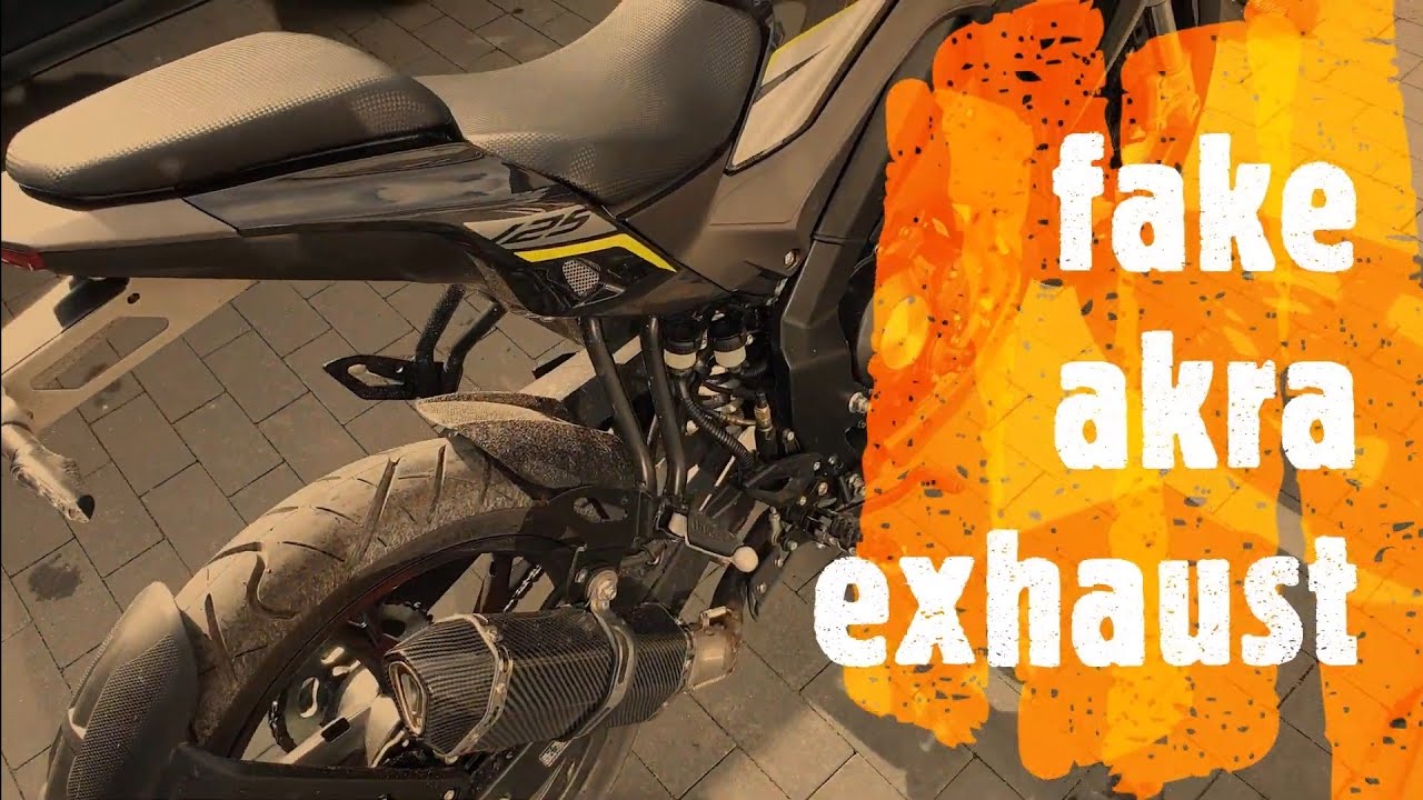 Keeway RKF 125 ori & fake akrapovic sound
