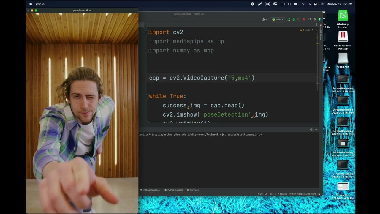 Build A 𝗣𝗼𝘀𝗲 𝗗𝗲𝘁𝗲𝗰𝘁𝗶𝗼𝗻 𝗔𝗽𝗽 with A.I. (part 2)