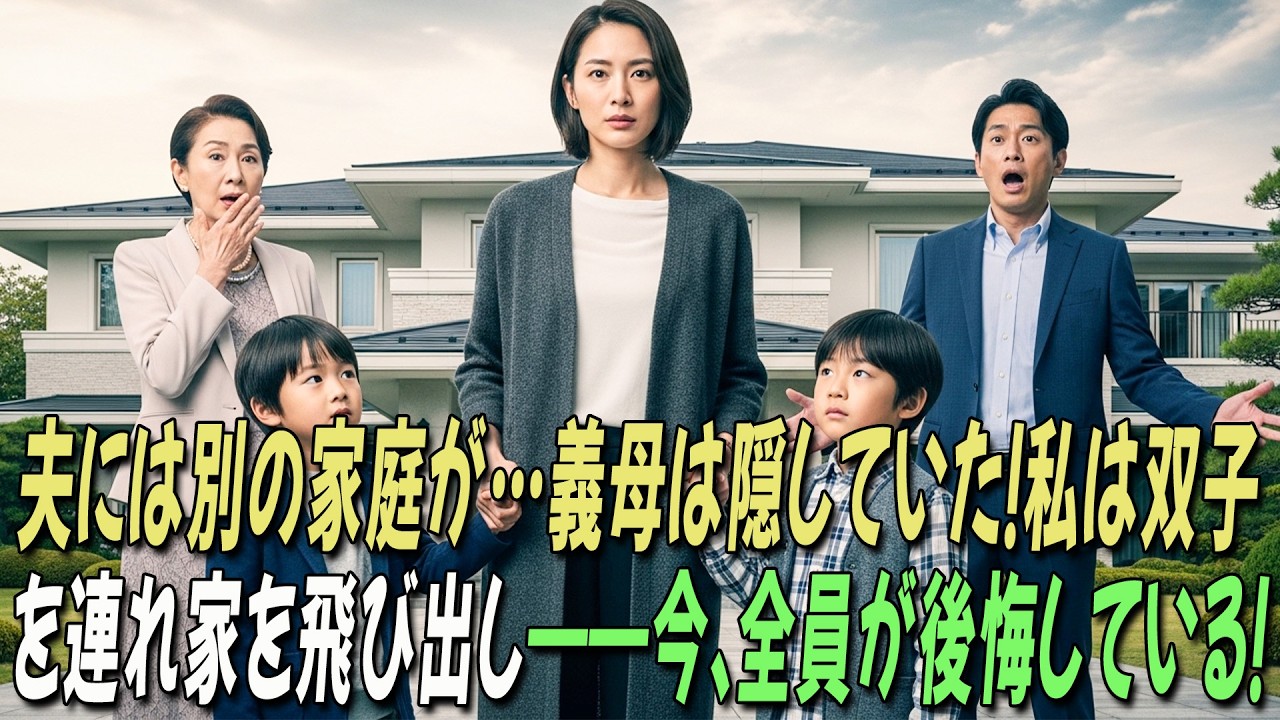 😱私の夫は別の家庭を持っていましたが、義母はそれを隠していました！😤だから私はもう…