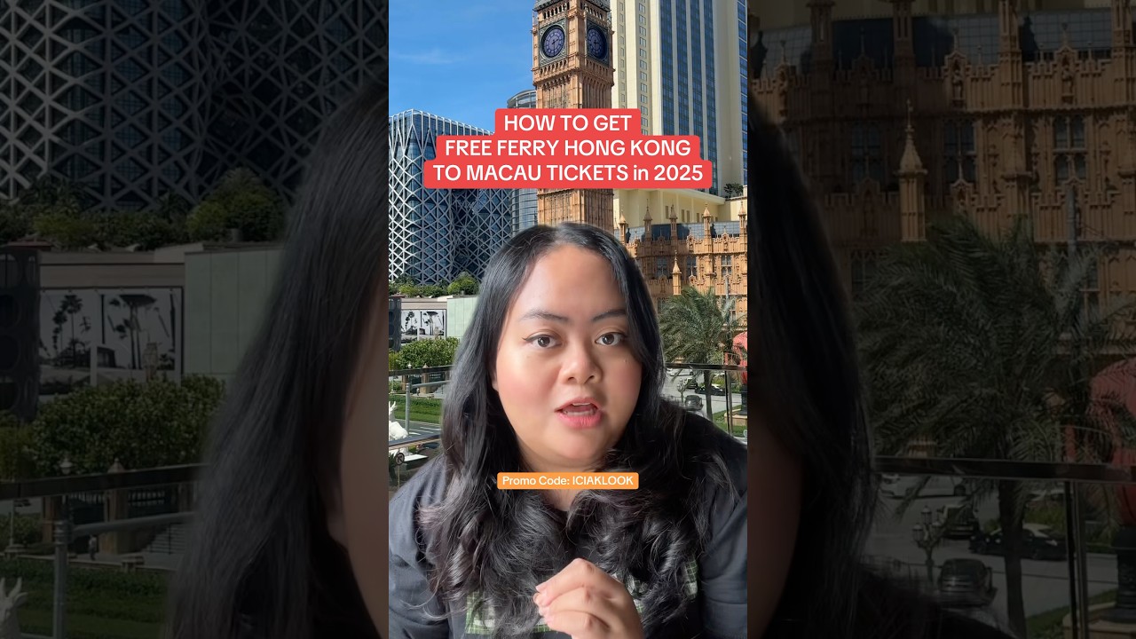 Here&rsquo;s how to get FREE Hong Kong to Macau ferry tickets! #hongkong #macau