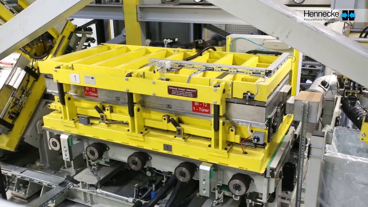 KTT production of insulated door elements with different curing times
