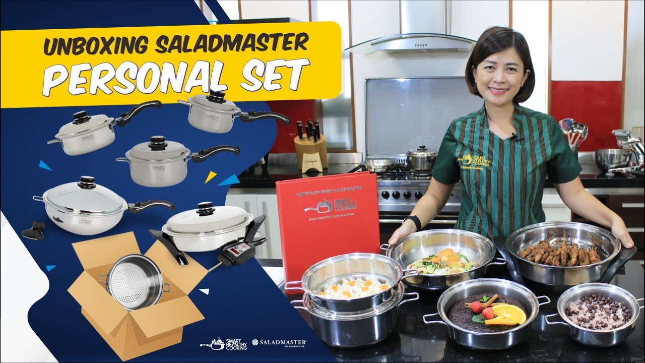 Unboxing Set Alat Masak Saladmaster Untuk Pemula | SALADMASTER PERSONAL SET