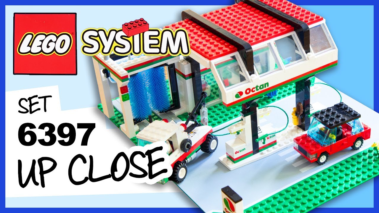 Epic Lego City Octan Gas Station - Set 6397. Vintage Lego Sets Reviewed