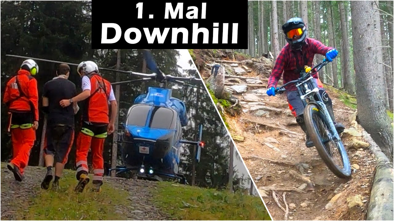 Mit HELIKOPTER ins Krankenhaus! | 1. Mal Downhill Bike | Saalbach-Hinterglemm  | Jacques Wassong