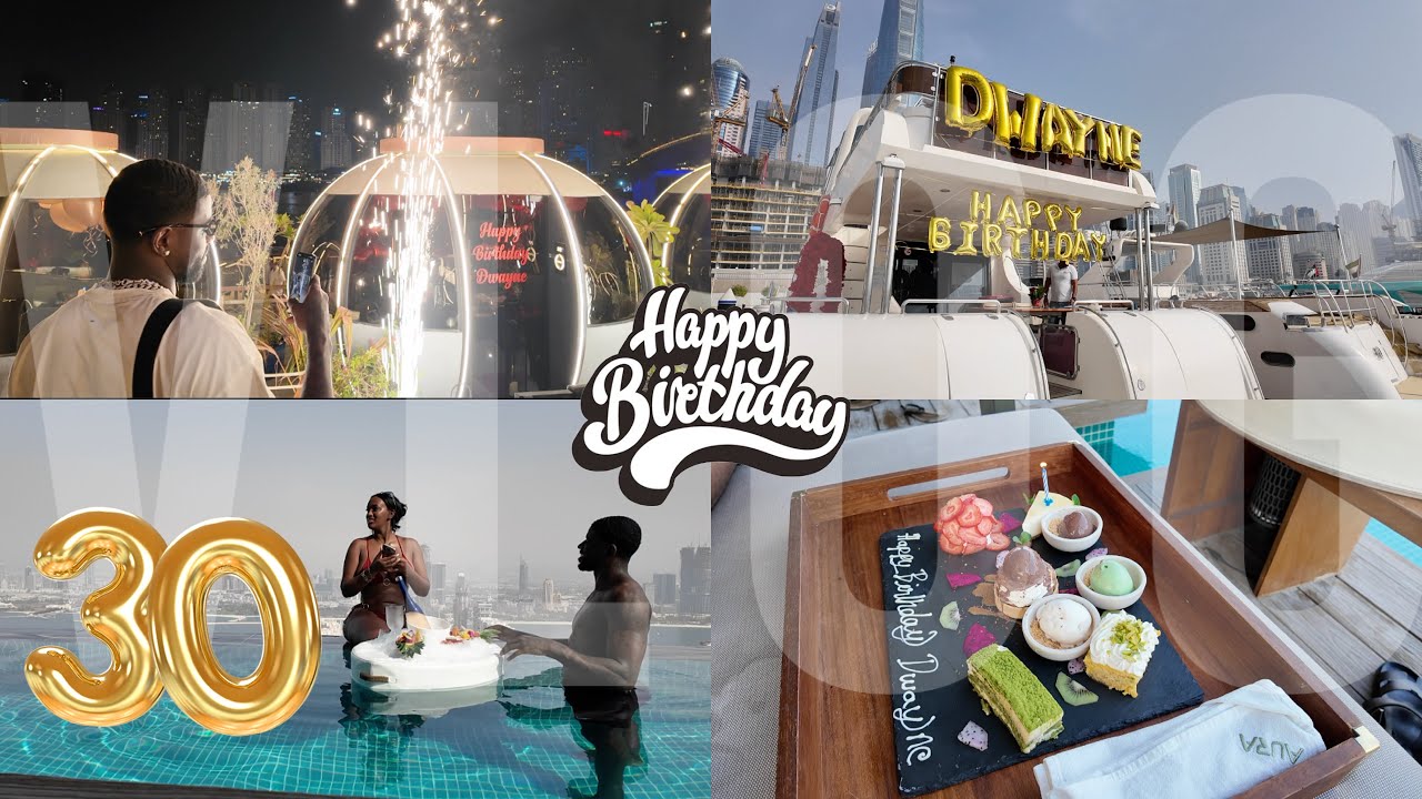 I SURPRISED HIM FOR HIS 30TH BIRTHDAY IN DUBAI !
