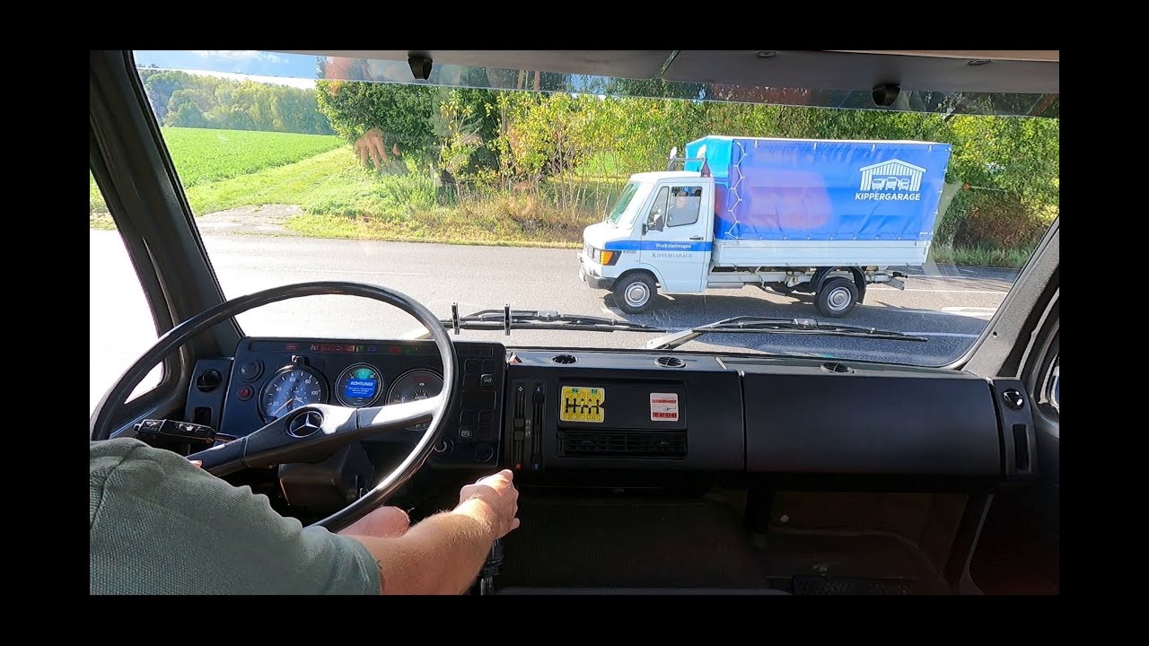 Mercedes Benz NG 1928 K Kipper Tipper Lkw Truck Oldtimer; Erste Ausfahrt