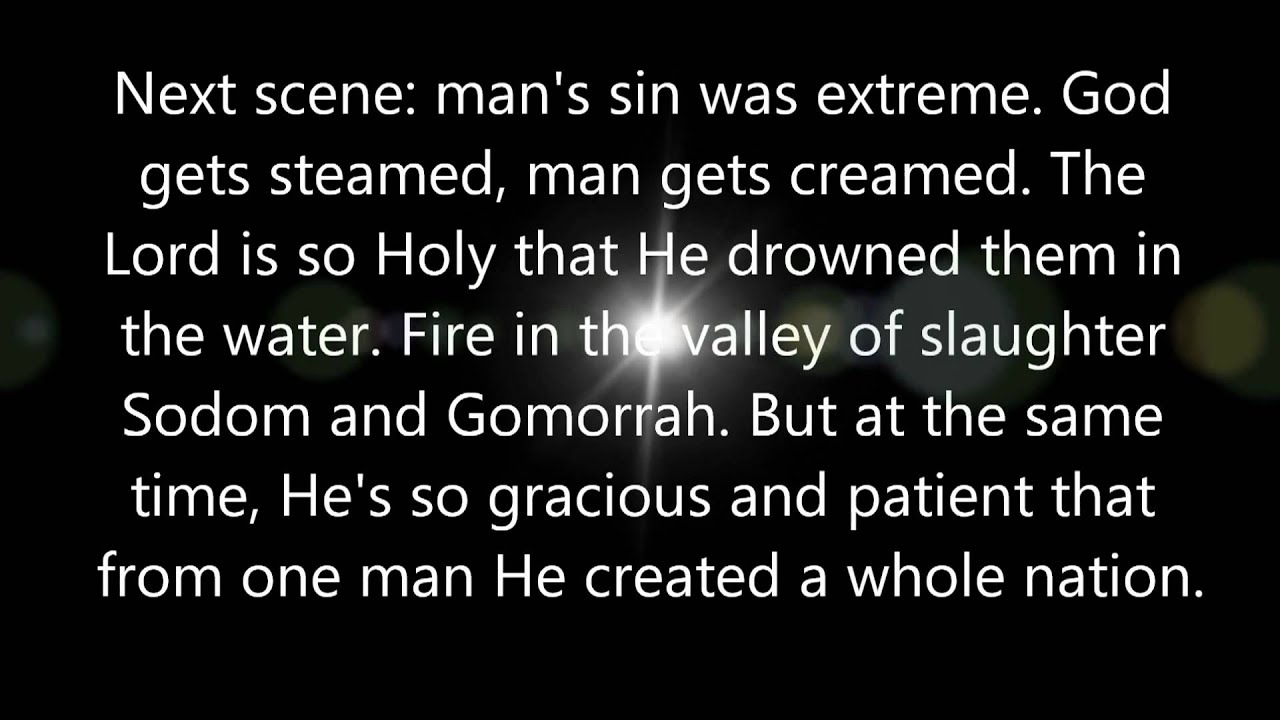Shai Linne - Greatest Story Ever Told (with lyrics)