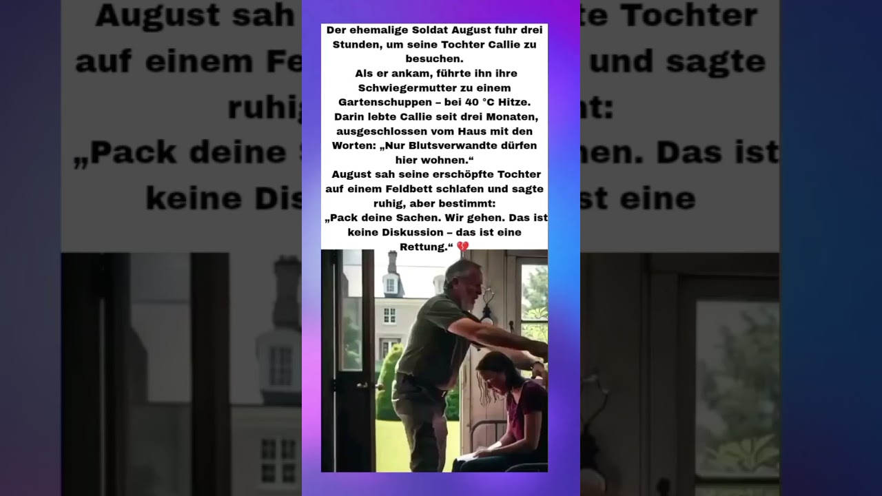 Ein Vater sah den Schmerz seiner Tochter &ndash; und tat was nur ein wahrer Vater tun w&uuml;rde ❤️ #vaterliebe