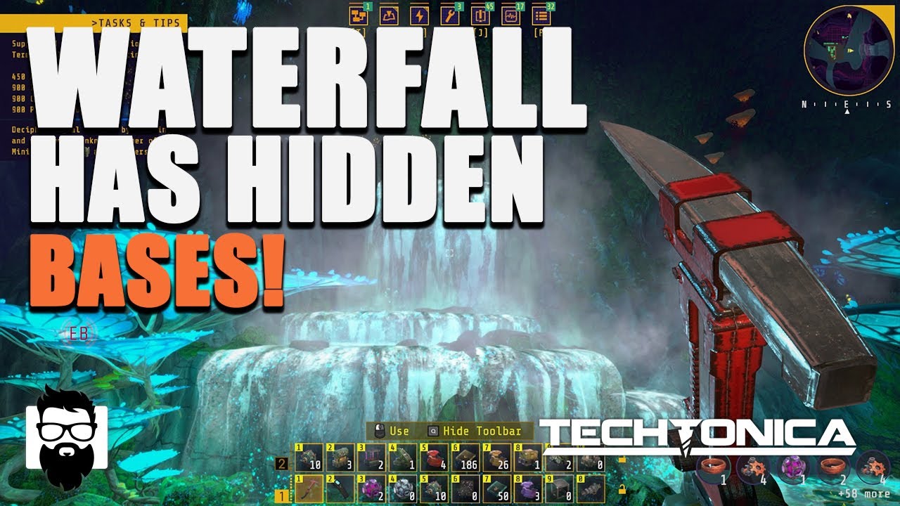 Techtonica - Found Cool Area Near The Waterfall At Victor Base | OneLastMidnight