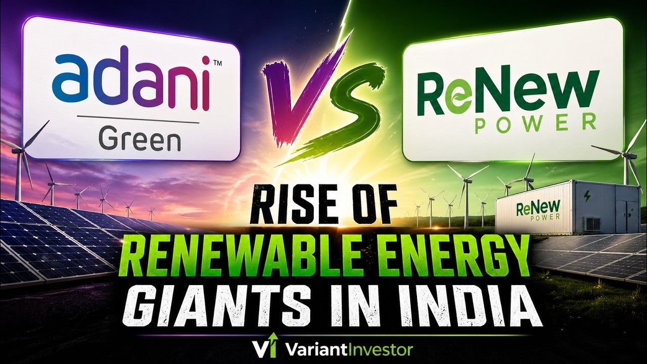 Adani Green против ReNew Power: Взлет гигантов возобновляемой энергетики в Индии | VariantInvestor