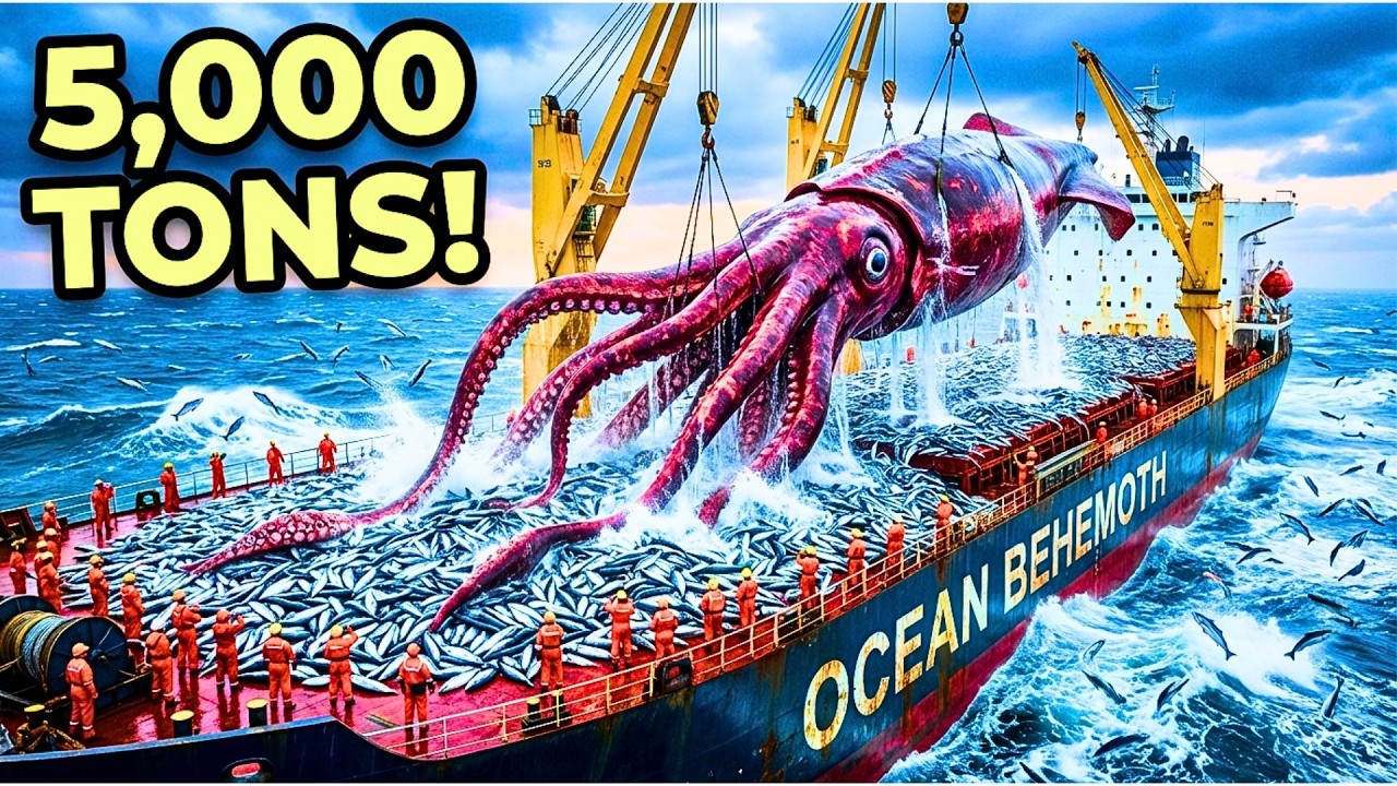 How Fishermen Make $300,000,000 in 7 Days? | Giant Titan Squid Fishing