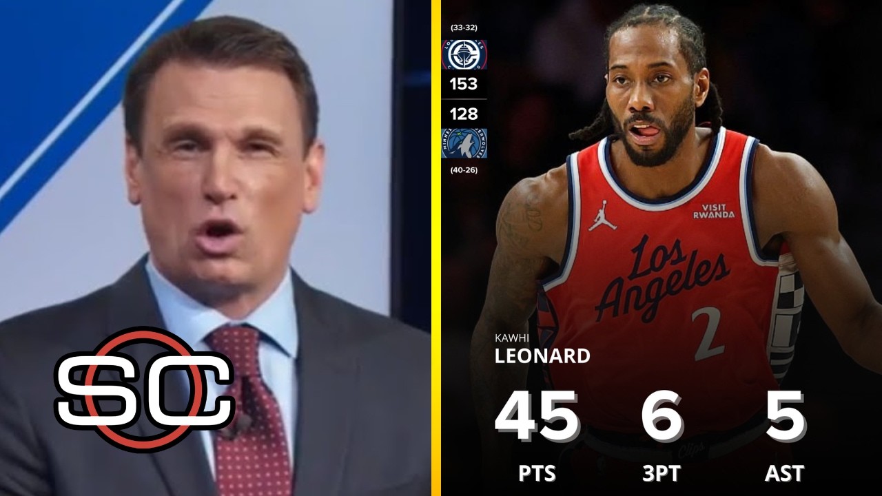 Kawhi Leonard is a MONSTER! - ESPN reacts to LA Clippers DESTROYING Minnesota Timberwolves 153-128