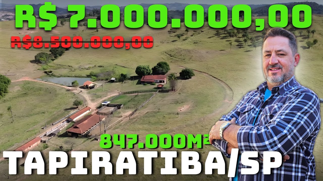 BAIXOU DE PREÇO! - Fazenda 84,7 Hectares É a MELHOR Oportunidade do Ano? AGRICULTURA E PECUÁRIA.