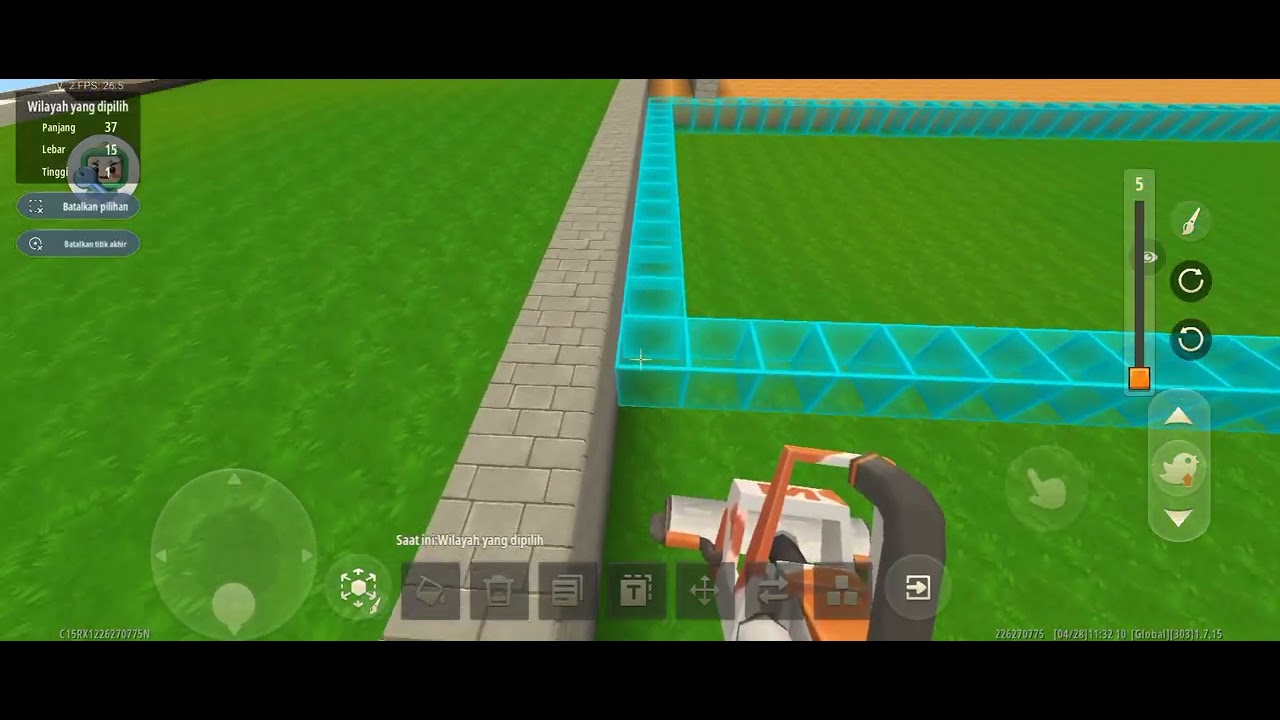 Membuat lahan untuk pembangunan masjid di permainan Mini World Creata episode 34👷🪚🔨🕌