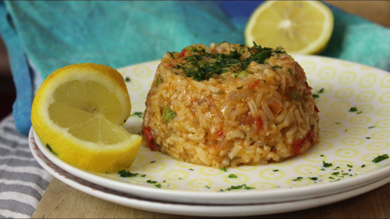 Domatoriso/ griechischer Tomatenreis/einfach und schnell (vegan)
