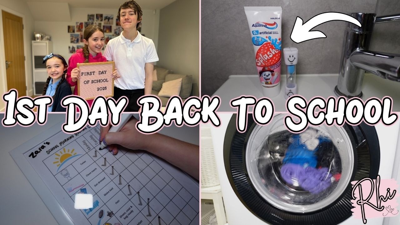 Realistic Back to School Morning Routine with 3 Kids Vlog (Autism & ADHD Mum Life)
