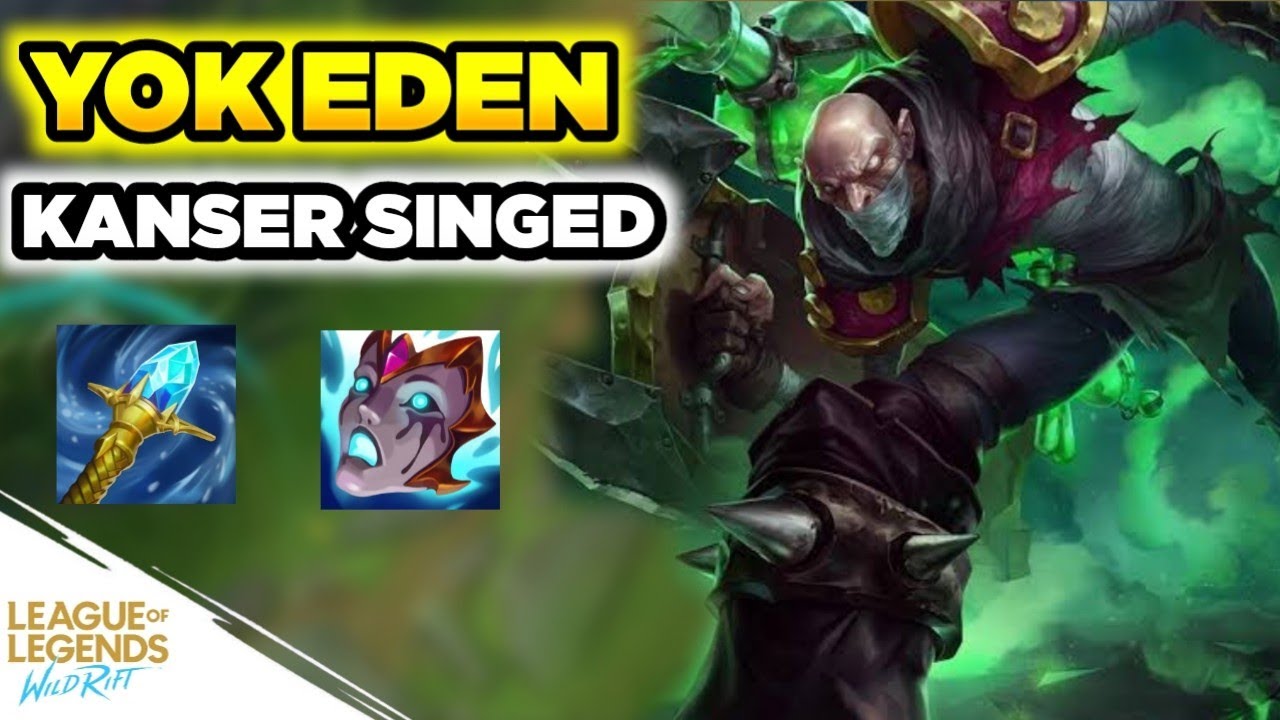 Wild Rift : Proxy Kanser Singed İle Rakiplere Vurmadan Yok Ediyoruz Sensey LoL Mobile