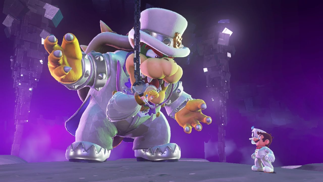 Super Mario Odyssey - Final Bowser Boss Fight + Ending