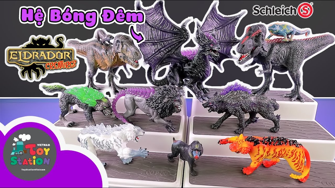 [Edited] Lần đầu biết đến quái vật hệ bóng đêm Eldrador Creatures từ Schleich  ToyStation 766