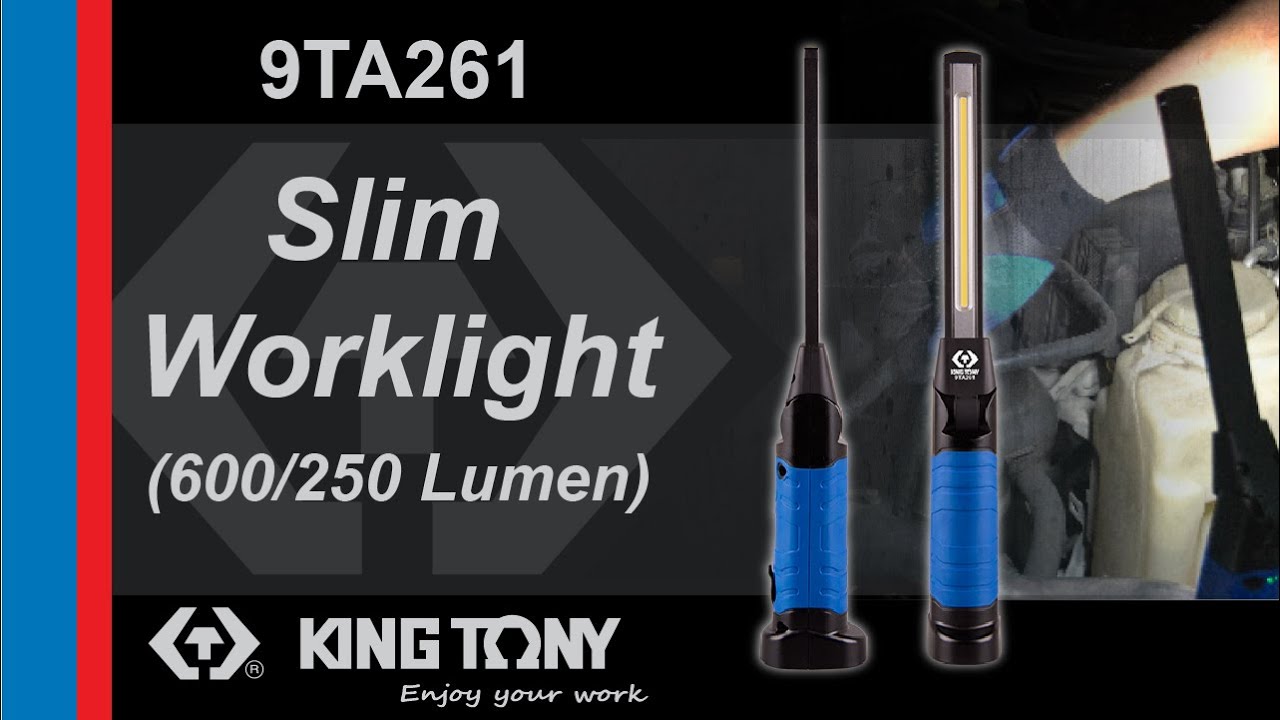 KING TONY - 9TA261 600 Lumen Slim Inspection Lamp