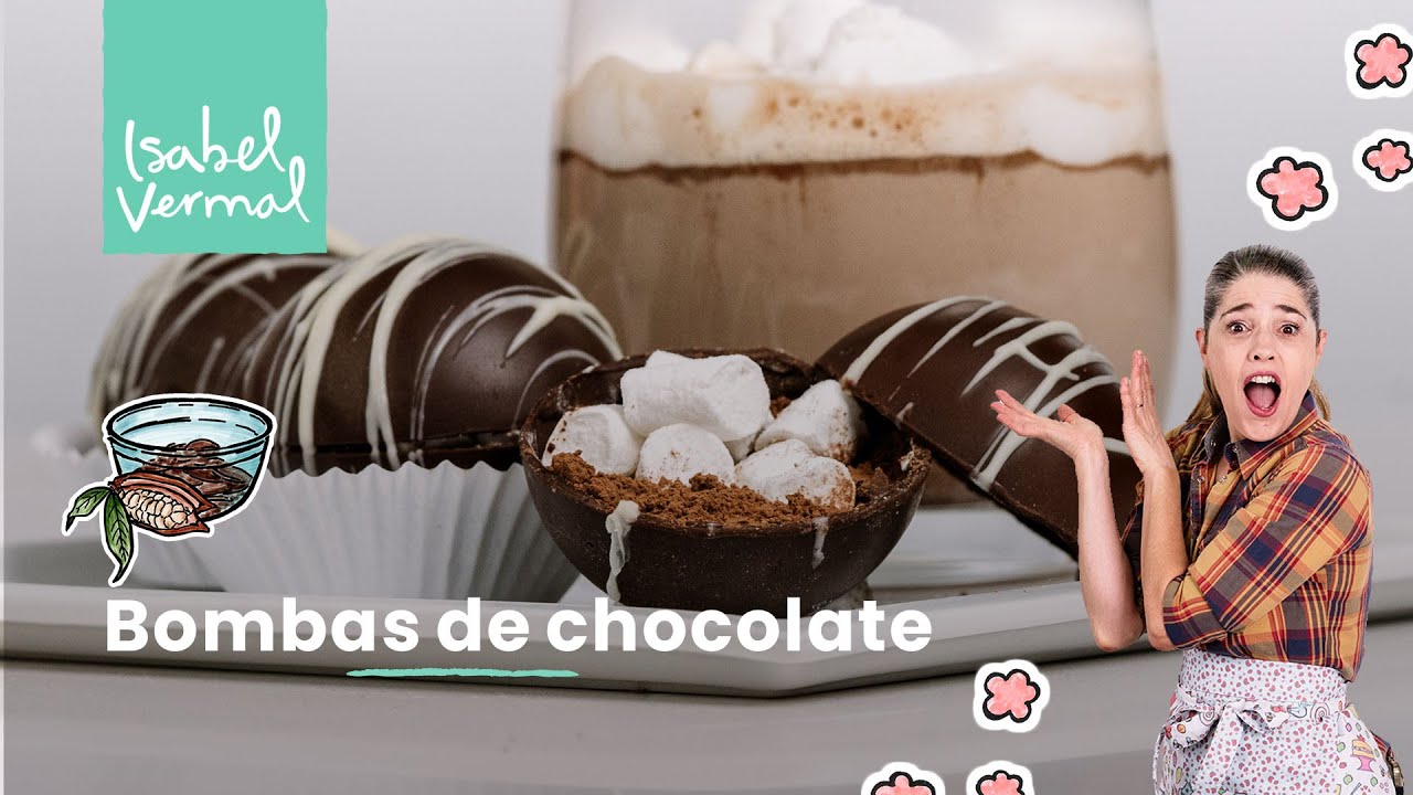 Bombas de chocolate y malvaviscos