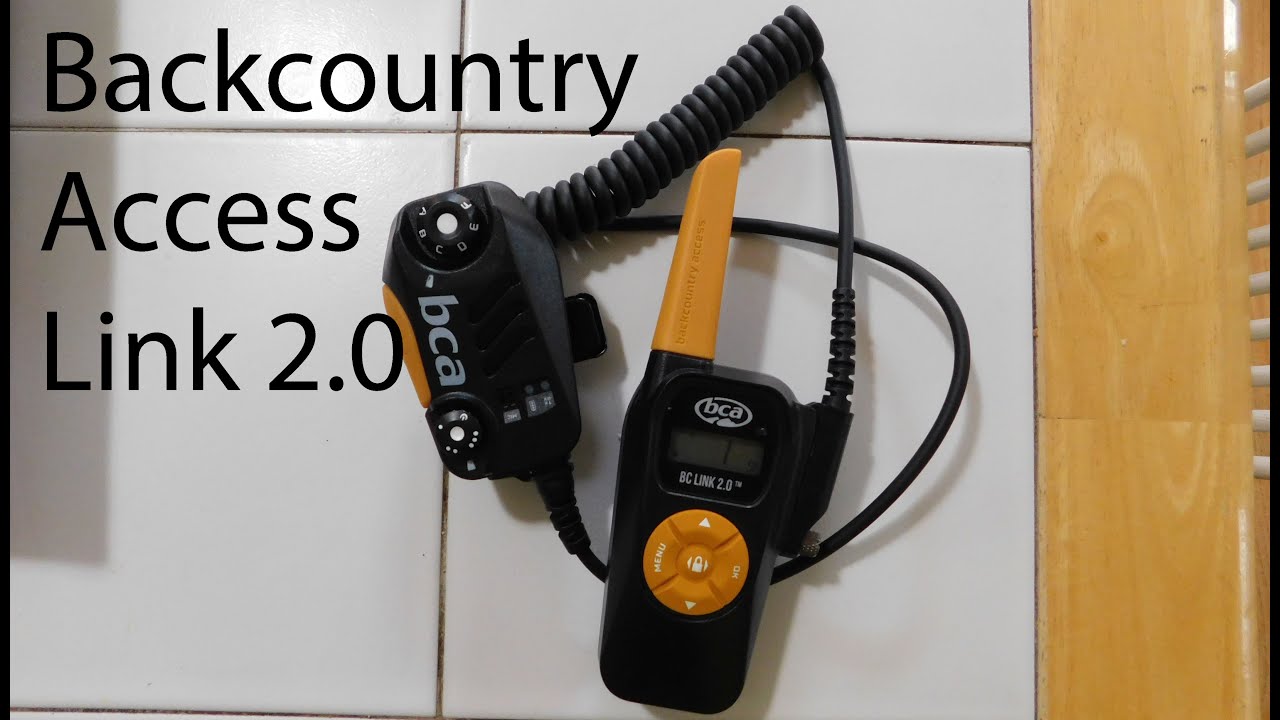 Review of the BCA (Backcountry Access) Link 2.0 FRS Backcountry Skiing Radio - Outdoor Radio Comms