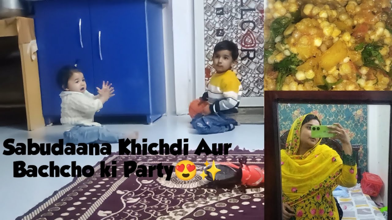Sabudana Khichdi kesi Bani?? | Abaan Gaye Apni Bhen Se Milne🌸✨