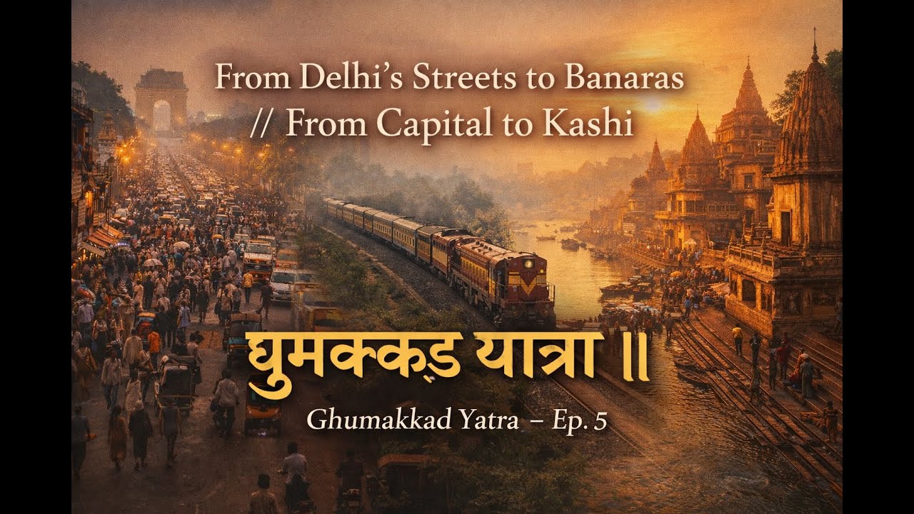 From Delhi’s Streets to Banaras // From Capital to Kashi Ghumakkad Yatra — Ep. 5