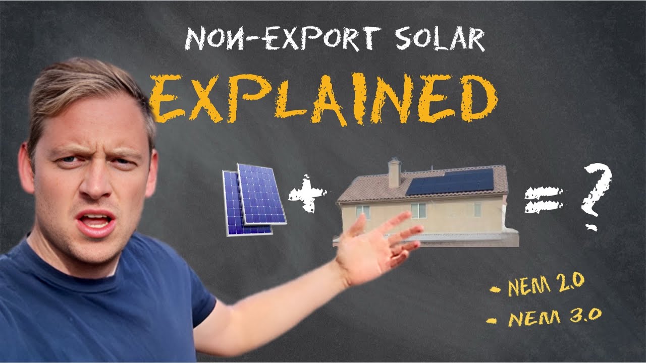 What is a NON-EXPORT Solar system? How does it actually work?