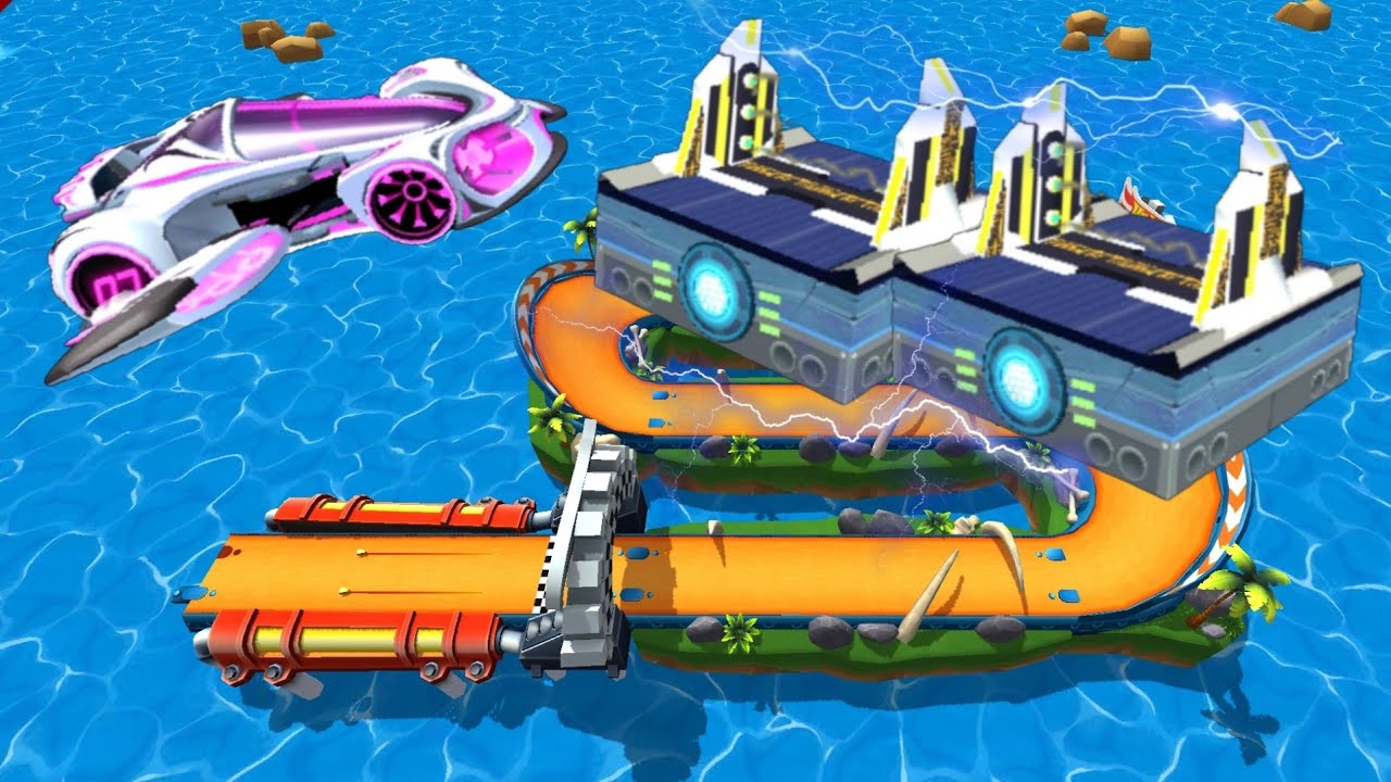 STREAM CAR UNLOCK NEW TRACK ELECTRIC BARRIER & JET WING | RACECRAFT GAME | HOT UNLIMITED WHEELS