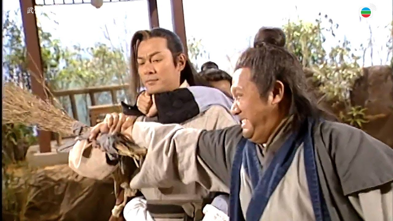 掃地老頭武功深藏不露，一把掃把製服功夫小子   #碧血剑1999# 林家栋、江华、吴美珩  #武俠 #kungfu #功夫