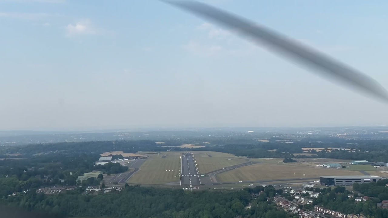 Landing at Biggin Hill Airport