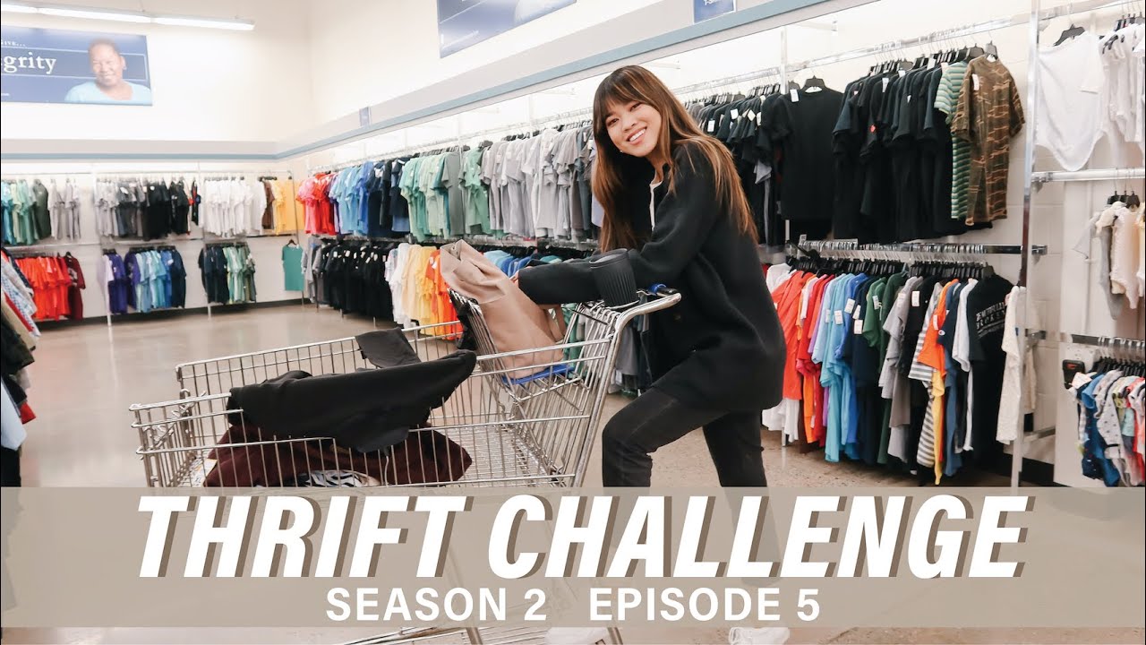 thrifting for our beach vacation! || byChloeWen THRIFT CHALLENGE - Season 2 E5 // THRIFT WITH ME