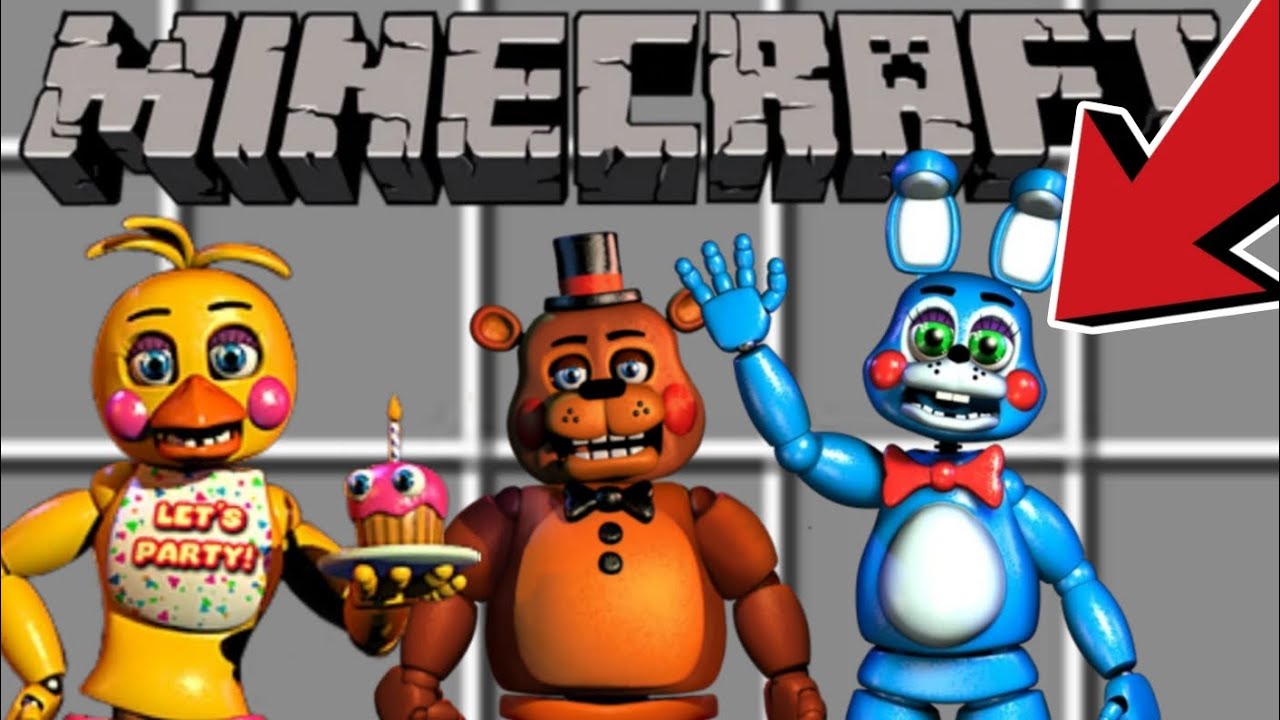 NOVOS ANIMATRONICS ADICIONADOS AO MINECRAFT
